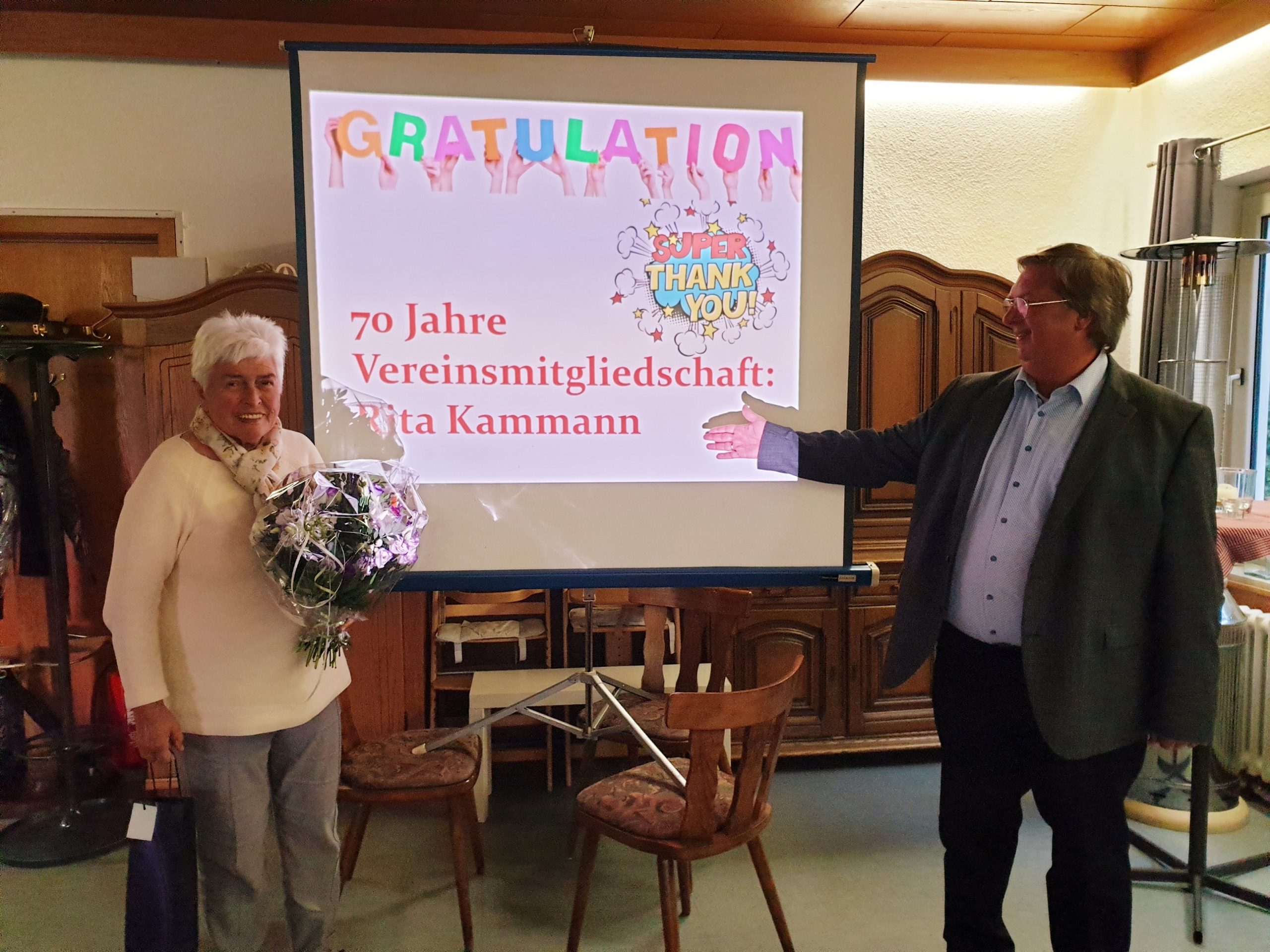 Rita Kammann - 70 (!) Jahre Mitgliedschaft
